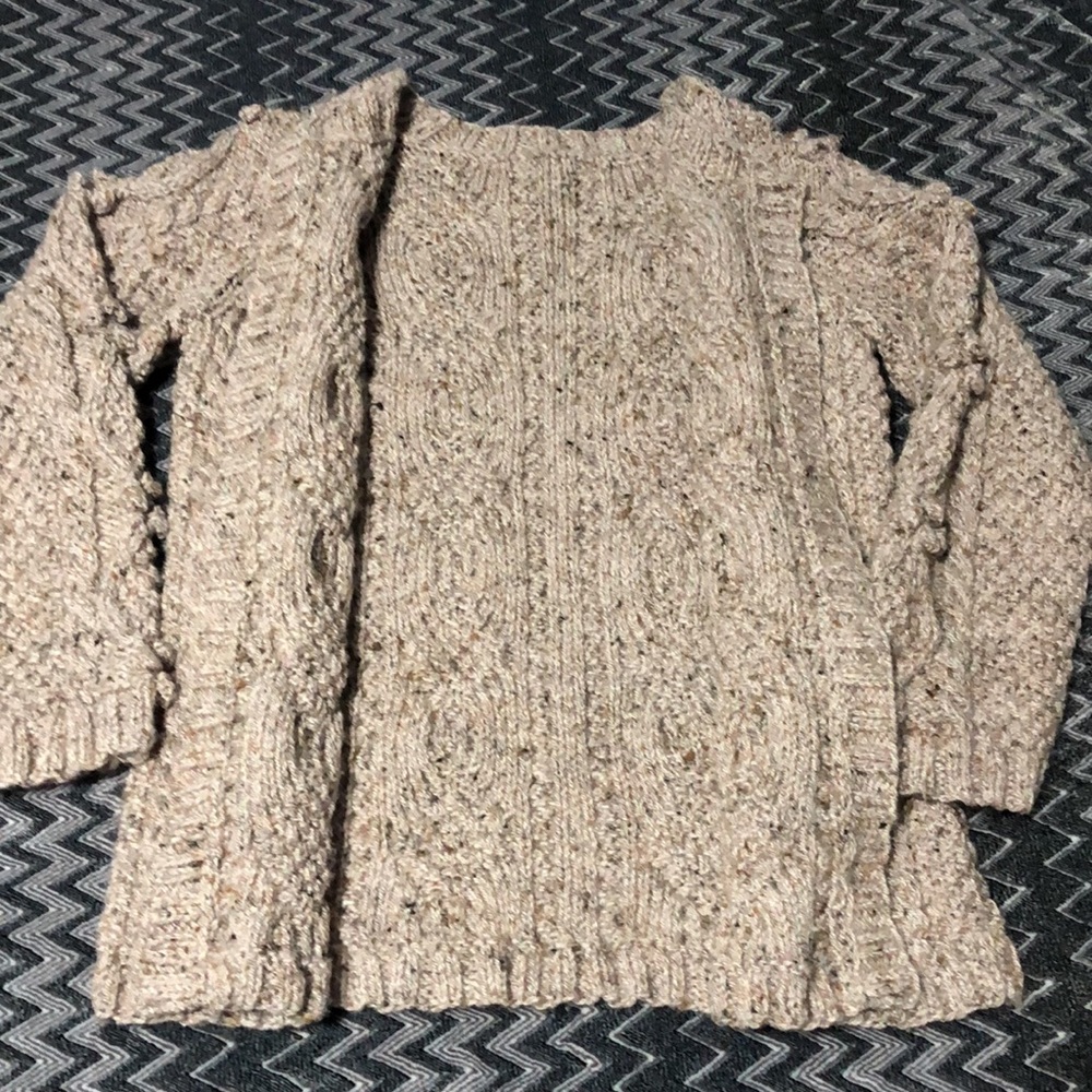 Knit/Crocheted Open Sweater Cardigan - Picture 5 of 14